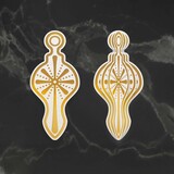 Couture Creations Star Bauble Cut, Foil and Emboss Die (CO727009) (OUTLET)