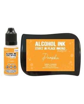 Couture Creations Stayz in Place Alcohol Ink Pearlescent Pumpkin Pad+Reinker (CO728177) (OUTLET)
