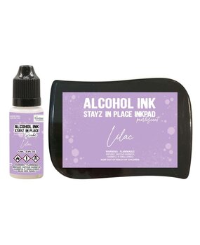 Couture Creations Stayz in Place Alcohol Ink Pearlescent Lilac Pad+Reinker (CO728184) (OUTLET) Couture Creations Stayz in Place Alcohol Ink Pearlescent Lilac Pad+Reinker (CO728184) (OUTLET)