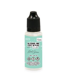 Couture Creations Stayz in Place Alcohol Ink Pearlescent Mint Green (12ml) Reinker (CO728224) (OUTLET) Couture Creations Stayz in Place Alcohol Ink Pearlescent Mint Green (12ml) Reinker (CO728224) (OUTLET)