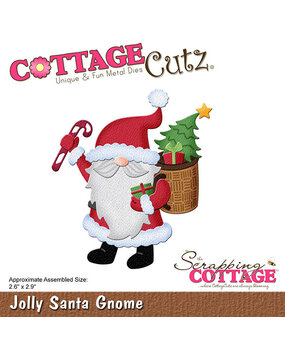 Cottage Cutz Jolly Santa Gnome (CC-1082) (OUTLET)