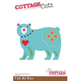 Cottage Cutz Folk Art Bear (CC-1188) (OUTLET)