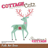 Cottage Cutz Folk Art Deer (CC-1192) (OUTLET)