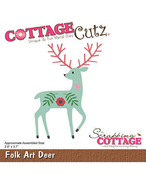 Cottage Cutz Folk Art Deer (CC-1192) (OUTLET)