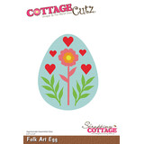 Cottage Cutz Folk Art Egg (CC-1193) (OUTLET)