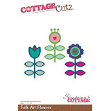 Cottage Cutz Folk Art Flowers (CC-1195) (OUTLET)