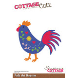 Cottage Cutz Folk Art Rooster (CC-1204) (OUTLET)