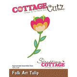 Cottage Cutz Folk Art Tulip (CC-1206) (OUTLET)