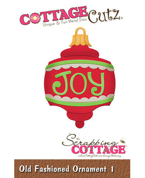 Cottage Cutz Old Fashioned Ornament 1 (CC-1238) (OUTLET)