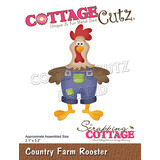 Cottage Cutz Country Farm Rooster (CC-890) (OUTLET)