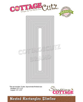Cottage Cutz Nested Rectangles Slimline (CCB-081) (OUTLET) Cottage Cutz Nested Rectangles Slimline (CCB-081) (OUTLET)