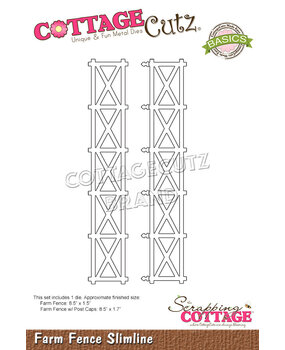 Cottage Cutz Farm Fence Slimline (CCB-089) (OUTLET) Cottage Cutz Farm Fence Slimline (CCB-089) (OUTLET)