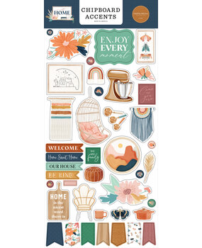 Carta Bella At Home Chipboard Accents (CBAH339021) (OUTLET) Carta Bella At Home Chipboard Accents (CBAH339021) (OUTLET)