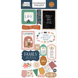 Carta Bella At Home Chipboard Phrases (CBAH339022) (OUTLET)