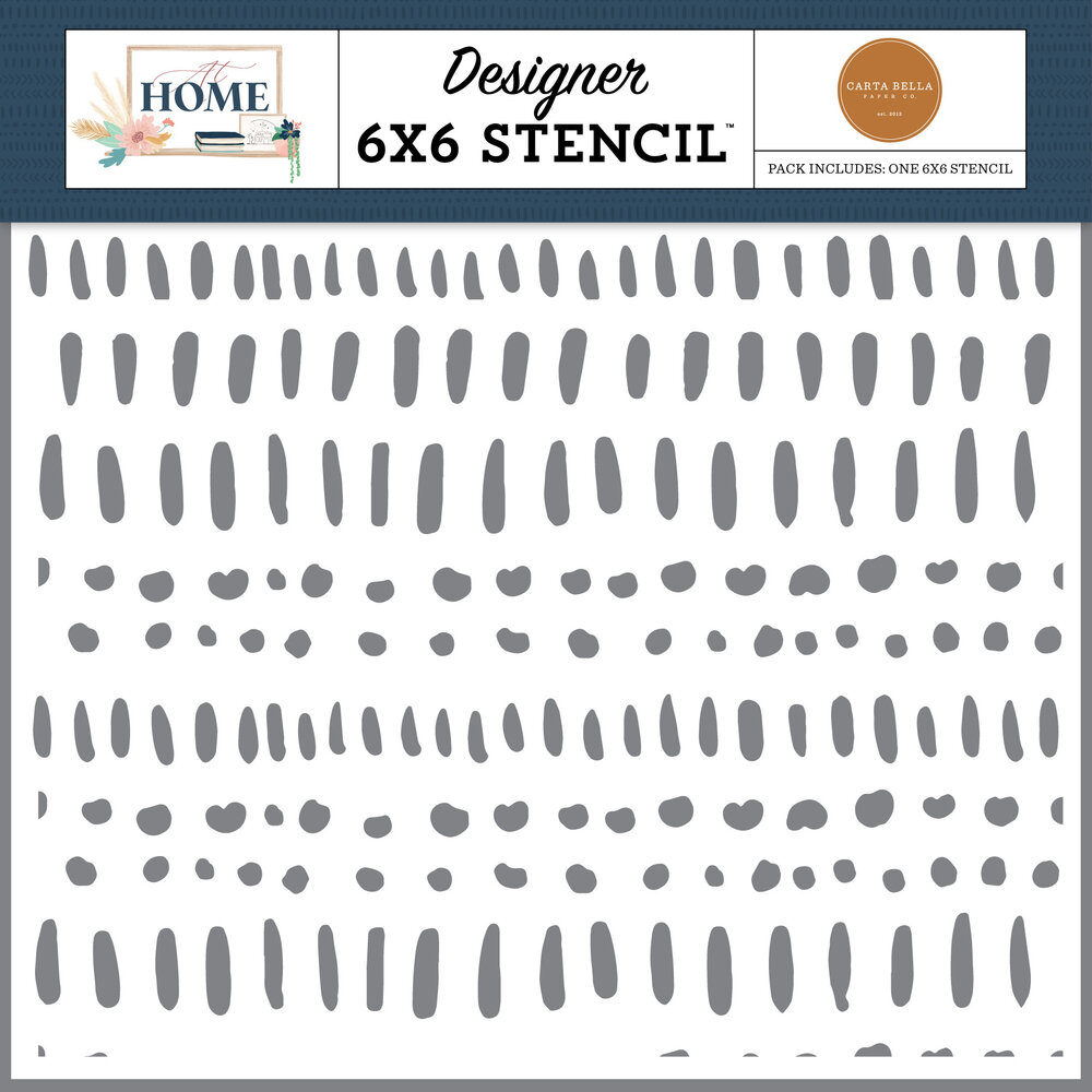 Carta Bella Simple Things Stencil (CBAH339033) (OUTLET)