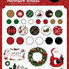 Carta Bella A Wonderful Christmas Adhesive Brads (CBAWC328020) (OUTLET) Carta Bella A Wonderful Christmas Adhesive Brads (CBAWC328020) (OUTLET)
