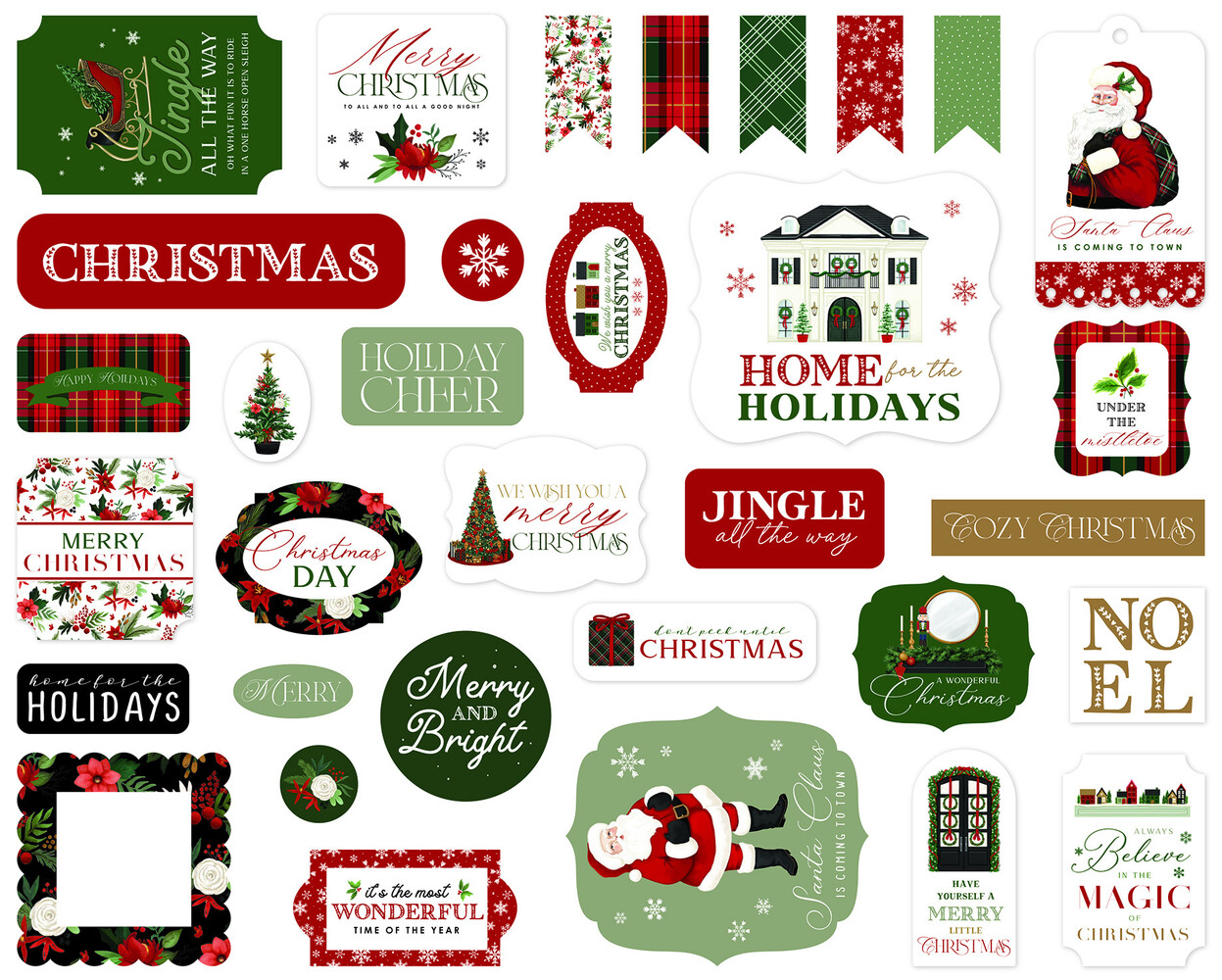 Carta Bella A Wonderful Christmas Ephemera (CBAWC328024) (OUTLET) Carta Bella A Wonderful Christmas Ephemera (CBAWC328024) (OUTLET)