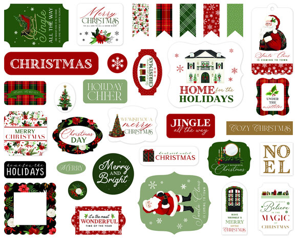 Carta Bella A Wonderful Christmas Ephemera (CBAWC328024) (OUTLET) Carta Bella A Wonderful Christmas Ephemera (CBAWC328024) (OUTLET)