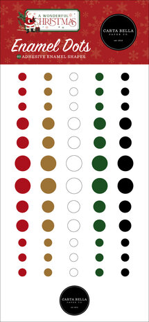 Carta Bella A Wonderful Christmas Enamel Dots (CBAWC328028) (OUTLET)