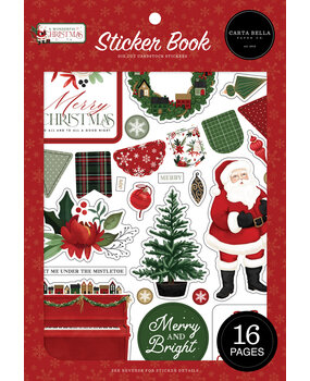 Carta Bella A Wonderful Christmas Sticker Book (CBAWC328029) (OUTLET) Carta Bella A Wonderful Christmas Sticker Book (CBAWC328029) (OUTLET)