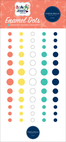 Carta Bella Beach Party Enamel Dots (CBBE149028) (OUTLET)