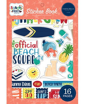 Carta Bella Beach Party Sticker Book (CBBE149029) (OUTLET) Carta Bella Beach Party Sticker Book (CBBE149029) (OUTLET)