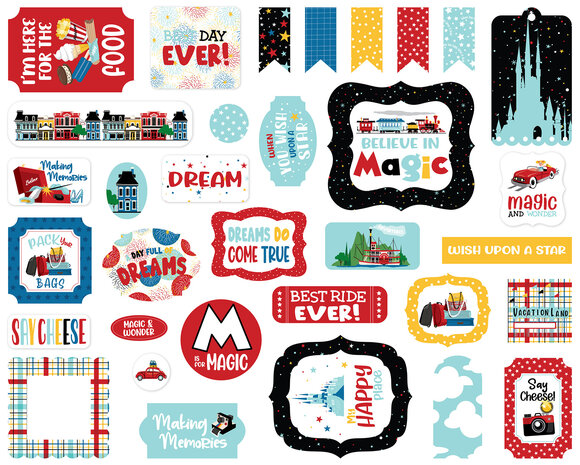 Carta Bella Believe In Magic Ephemera (CBBIM148024) (OUTLET)