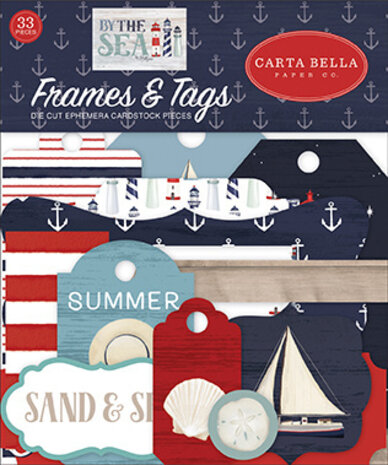 Carta Bella By The Sea Frames & Tags (CBBS120025) (OUTLET)