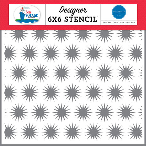 Carta Bella Sunny Bursts Stencil (CBBV161036) (OUTLET) Carta Bella Sunny Bursts Stencil (CBBV161036) (OUTLET)