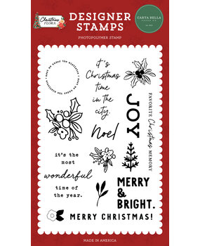 Carta Bella Christmas Time In The City Designer Stamps (CBCFL342042) (OUTLET) Carta Bella Christmas Time In The City Designer Stamps (CBCFL342042) (OUTLET)