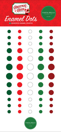 Carta Bella Christmas Cheer Enamel Dots (CBCHR141028) (OUTLET) Carta Bella Christmas Cheer Enamel Dots (CBCHR141028) (OUTLET)