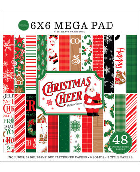 Carta Bella Christmas Cheer Cardmakers 6x6 Inch Mega Pad (CBCHR141031) (OUTLET) Carta Bella Christmas Cheer Cardmakers 6x6 Inch Mega Pad (CBCHR141031) (OUTLET)