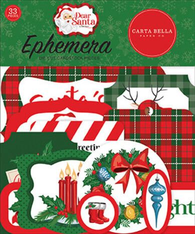 Carta Bella Dear Santa Ephemera (CBDE125024) (OUTLET)