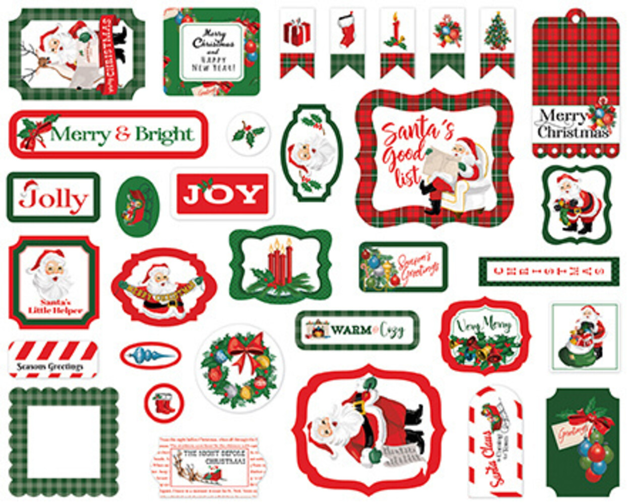 Carta Bella Dear Santa Ephemera (CBDE125024) (OUTLET)