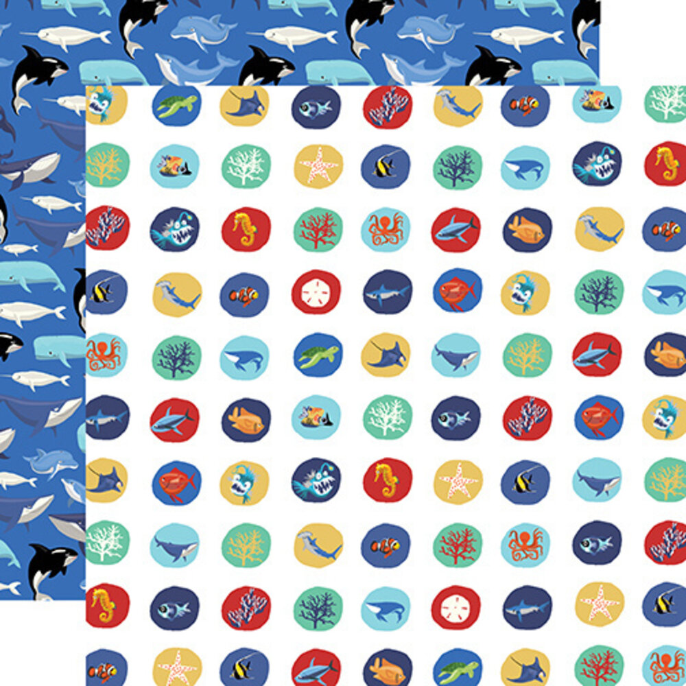 Carta Bella Fish Are Friends 6x6 Inch Paper Pad (CBFAF111023) (OUTLET)