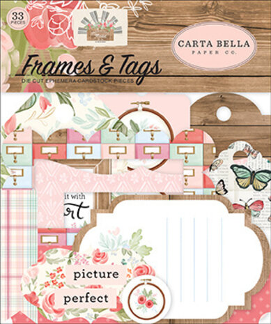 Carta Bella Farmhouse Market Frames & Tags (CBFAR113025) (OUTLET)