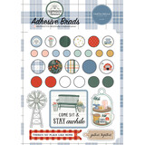Carta Bella Farmhouse Summer Adhesive Brads (CBFAS150020) (OUTLET)