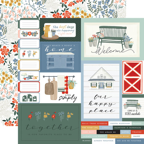 Carta Bella Farmhouse Summer 6x6 Inch Paper Pad (CBFAS150023) (OUTLET) Carta Bella Farmhouse Summer 6x6 Inch Paper Pad (CBFAS150023) (OUTLET)