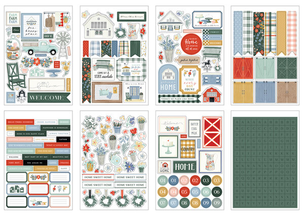 Carta Bella Farmhouse Summer Sticker Book (CBFAS150029) (OUTLET)