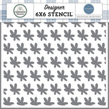 Carta Bella Farmhouse Floral Stencil (CBFAS150033) (OUTLET)