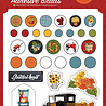 Carta Bella Fall Fun Adhesive Brads (CBFF326020) (OUTLET)