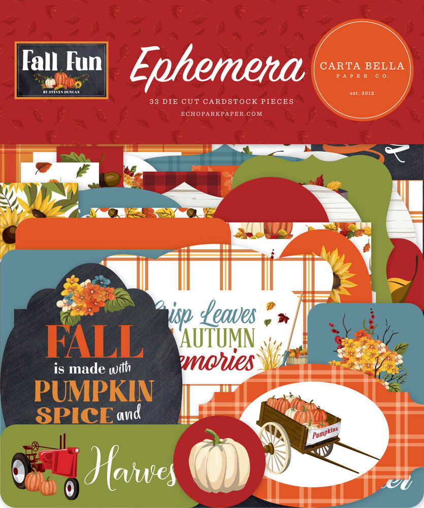 Carta Bella Fall Fun Ephemera (CBFF326024) (OUTLET)