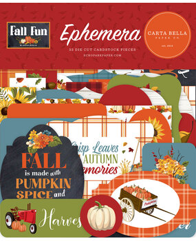 Carta Bella Fall Fun Ephemera (CBFF326024) (OUTLET)