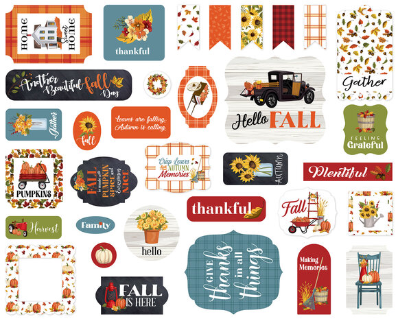 Carta Bella Fall Fun Ephemera (CBFF326024) (OUTLET)