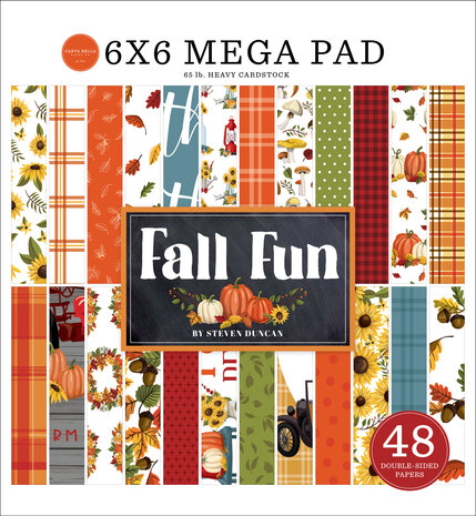 Carta Bella Fall Fun Cardmakers 6x6 Inch Mega Pad (CBFF326031) (OUTLET)