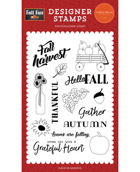 Carta Bella Fall Harvest Designer Stamps (CBFF326041) (OUTLET) Carta Bella Fall Harvest Designer Stamps (CBFF326041) (OUTLET)