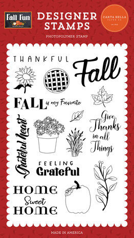 Carta Bella Fall Is My Favorite Stamp Set (CBFF326042) (OUTLET) Carta Bella Fall Is My Favorite Stamp Set (CBFF326042) (OUTLET)