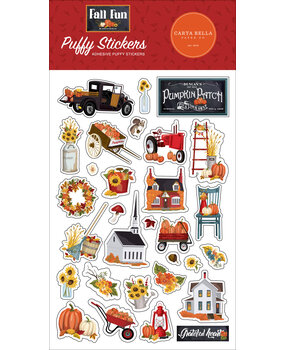 Carta Bella Fall Fun Puffy Stickers (CBFF326066) (OUTLET) Carta Bella Fall Fun Puffy Stickers (CBFF326066) (OUTLET)