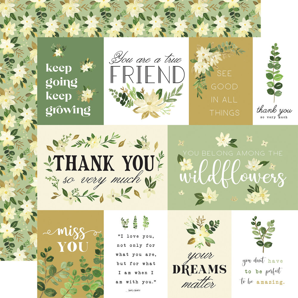 Carta Bella Flora No.4 12x12 Inch Collection Kit (CBFLN135016) (OUTLET)