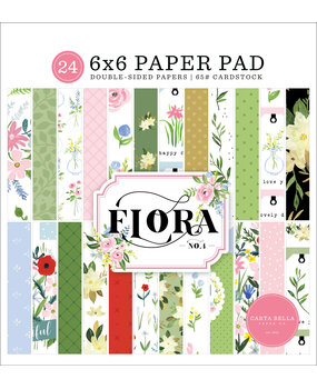 Carta Bella Flora No.4 6x6 Inch Paper Pad (CBFLN135023) (OUTLET) Carta Bella Flora No.4 6x6 Inch Paper Pad (CBFLN135023) (OUTLET)